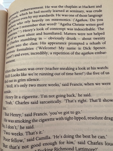 Weird mystery about book called "The Secret History"!