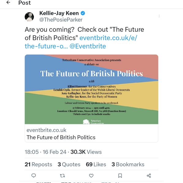 Posie has launched her new party!