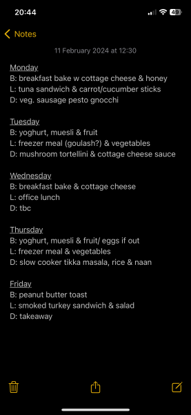 Tell me at one or two small thing you've done to make your life easier