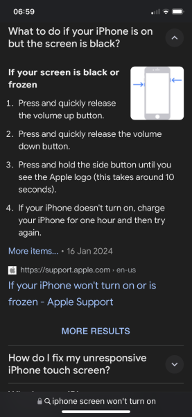 Help - my iPhone has died for no reason, won’t turn on