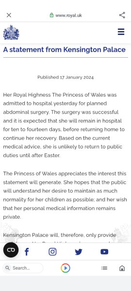 Prince William's Absence (Part Two)