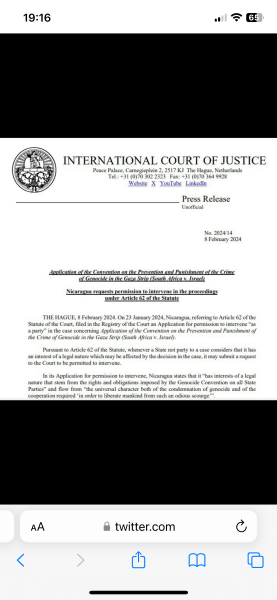 ICJ: SA Genocide Case vs. ISR - part 2