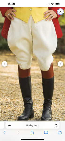 Riding trousers!