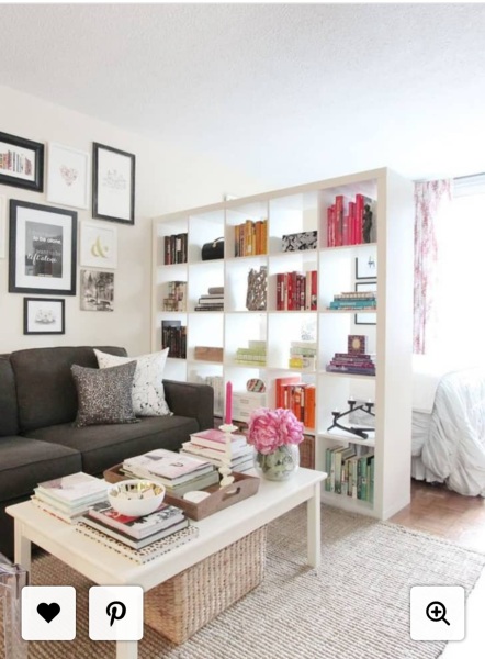 One large rectangular living room. How to style it.