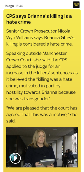 Naming convicted killers - Brianna