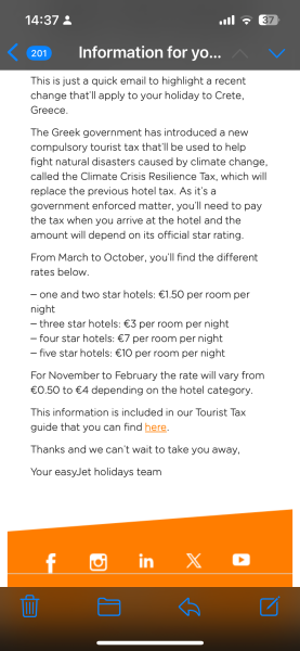 New tourist tax in Greece… another example of unfair tax