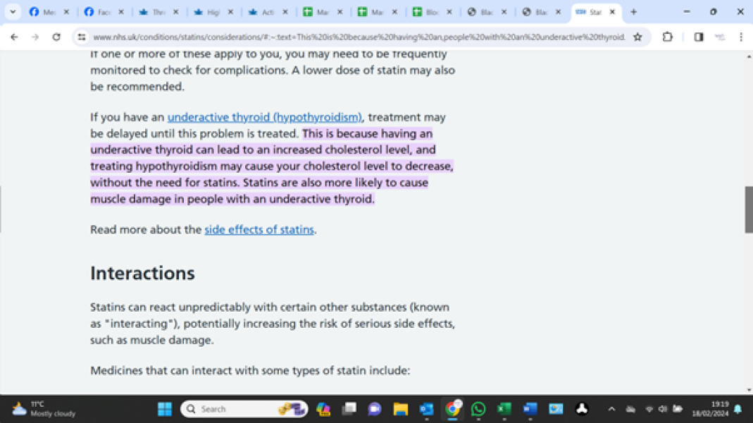 Higher blood pressure in the evening