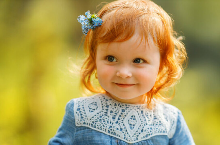 What hair colour would you say my daughter is ?