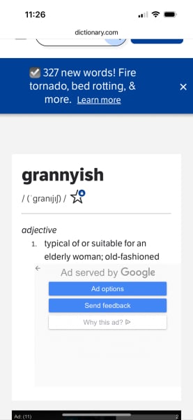 Is this grandma ish?