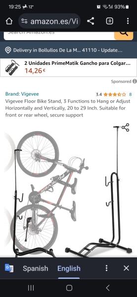 To lock my DD's bike to a telegraph pole outside our house?