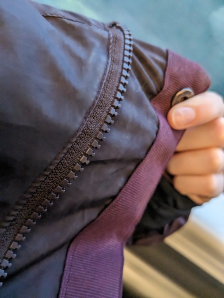 Makeup on dark coat? (Image)