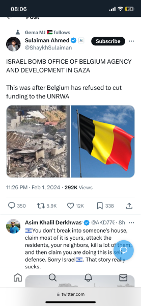 To find the silence about UNRWA being Hamas hypocritical