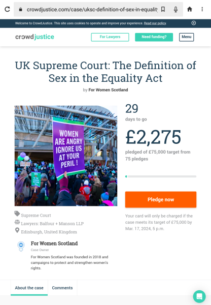 For women Scotland given leave to appeal.