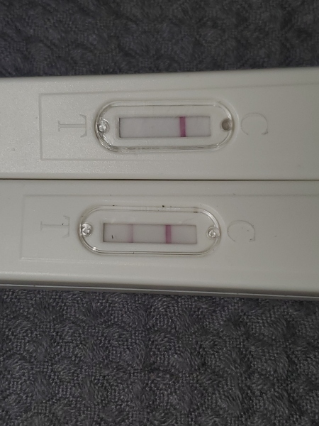 Line appeared outside the test window, am i pregnant? Pic attached