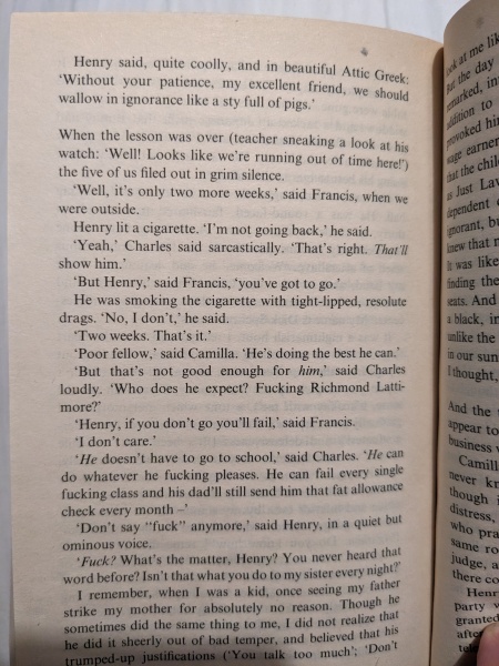 Weird mystery about book called "The Secret History"!