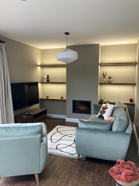 To ask for a pic of your living room?
