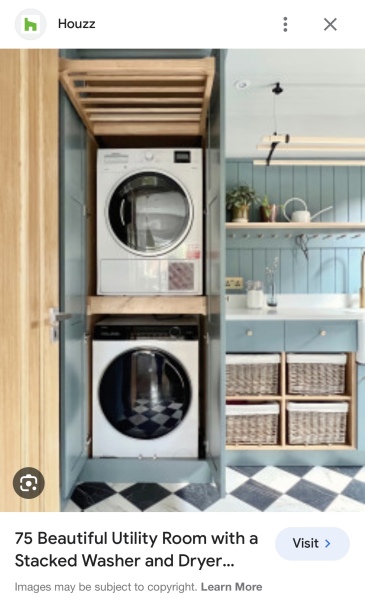To get read of utility room/ area off kitchen and make it into a larder?