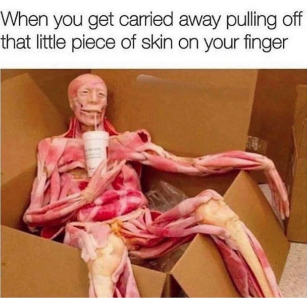 to ask how on earth you stop picking the skin around your nails?!