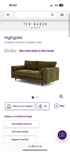 What colour walls would you have with this settee- please help me I am useless!