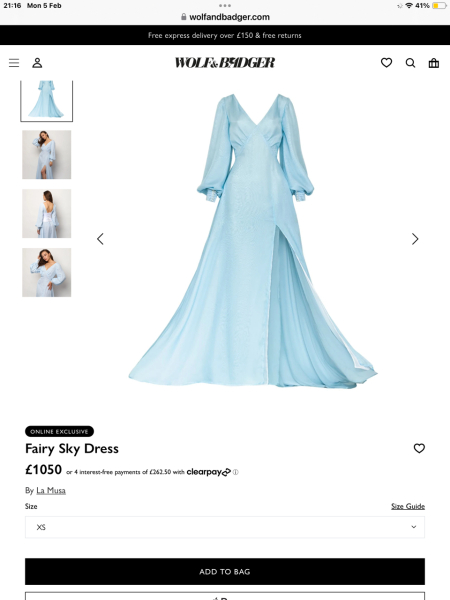 Not a wedding dress for a wedding