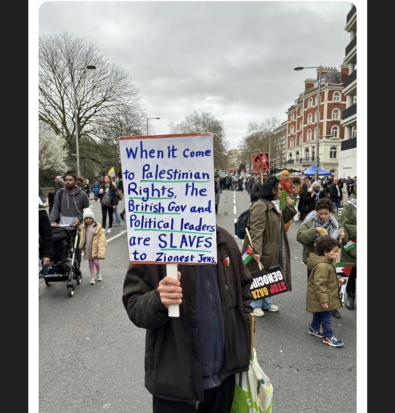"The only purpose of these endless marches is to intimidate British Jews" (part two) ***MNHQ has tweaked the title in order to make the quote more clear***