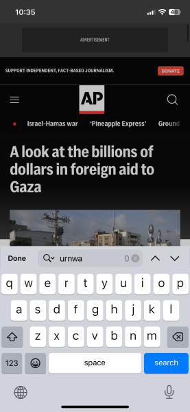 To find the silence about UNRWA being Hamas hypocritical