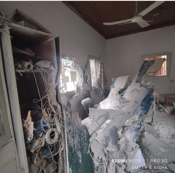 Mainly about Al Shifa [bombed front of hospital 3]