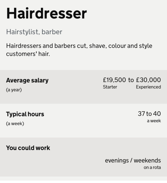 Tipping hairdressers