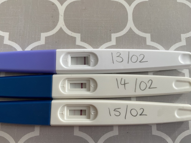 Help - faint lines 6 weeks