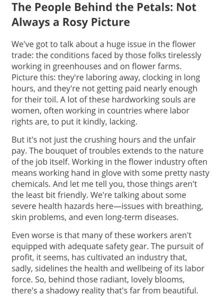 Let's boycott flowers this Valentine's day