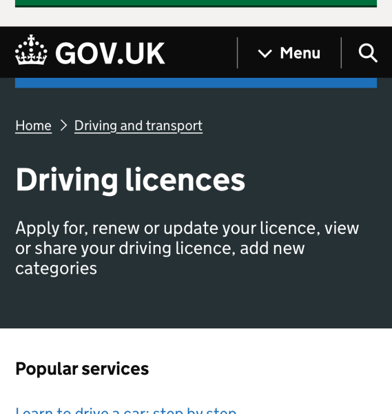 It’s licence not license!