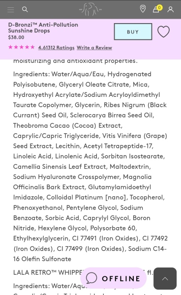 Titanium-dioxide free tinted moisturiser