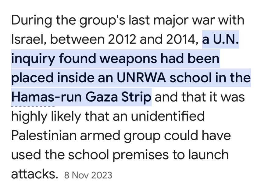 To find the silence about UNRWA being Hamas hypocritical