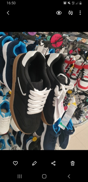 Black trainers like these