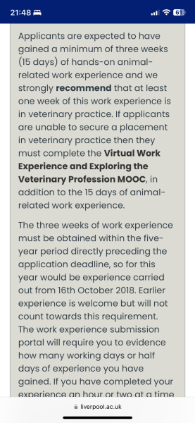 DS, yr10, interested in medicine or vetinary