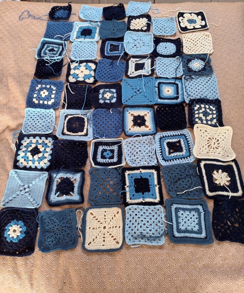 It's crochet,  knit and natter thread 11. So much yarn we need a yarn barn.