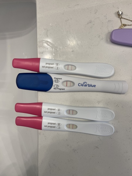 Pregnancy test control line