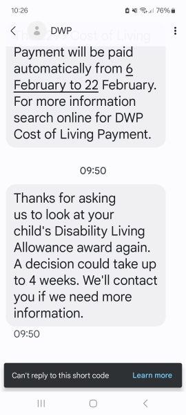 DLA Mandatory Reconsideration 2023