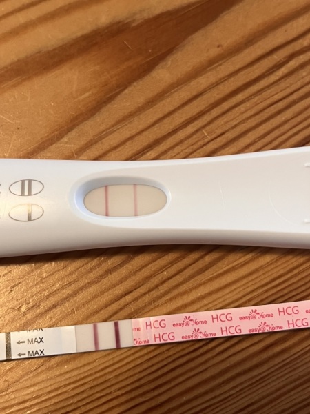 Early miscarriage but still strong positive?