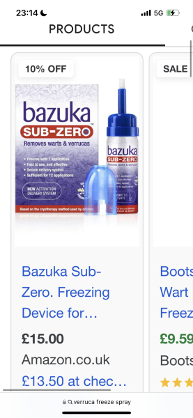 Quickest way to get rid of painful verruca- child