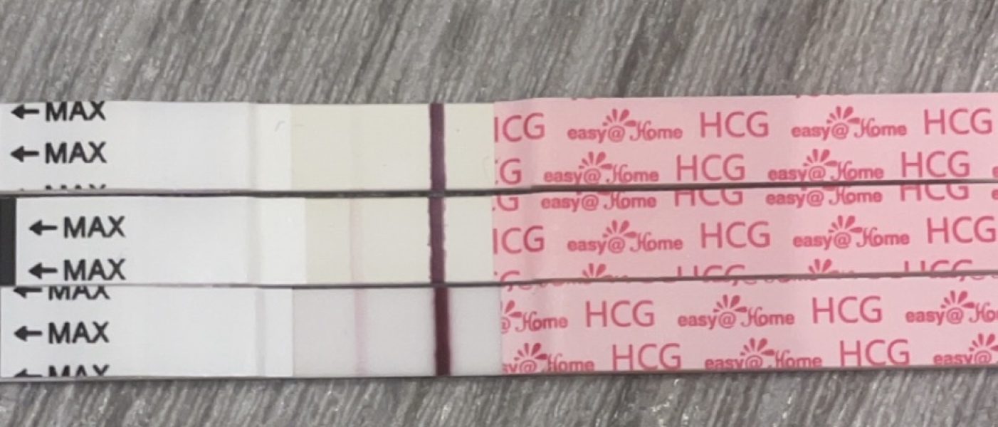 TW. Pregnancy tests getting stronger after miscarriage, please help