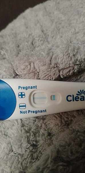 Faint positive Clear Blue