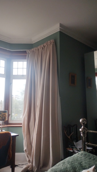 What colour are your bedroom walls and curtains?