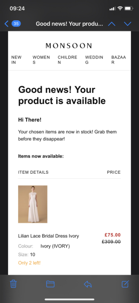 I should have bought the dress - please help.