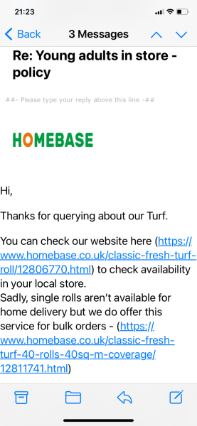 daughter was asked to leave homebase because she's under 18?