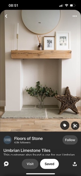 Lightweight wall mirror for plasterboard (with no actual brick behind!)