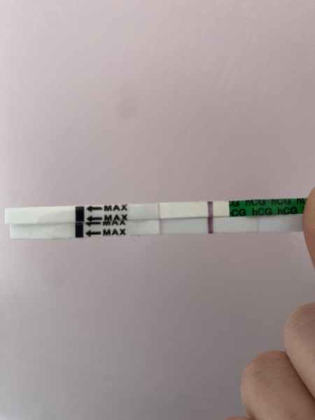 Can you see a faint line?