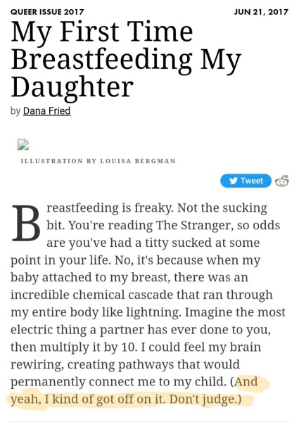 Trans women feeding chemical ridden milk to babies - approved by NHS