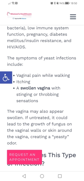 Can you go to a&e for a painful vag?