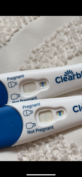 Clear blue test. Evap line or positive